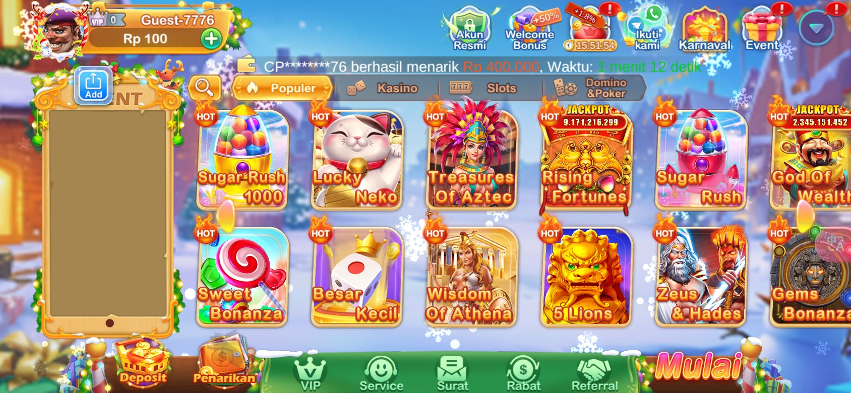 Permainan slot terbaik dengan jackpot hingga miliaran di K3K3 2 4 7410 3.